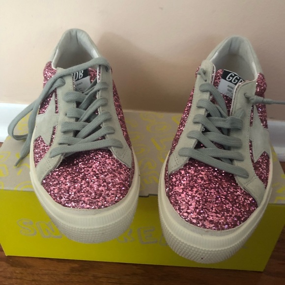 GOLDEN GOOSE Superstar May Pink Glitter Sneakers BRAND NEW - Picture 8 of 12